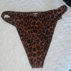 Ark swimwear leopard bikini swim bottom sz small